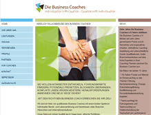 Tablet Screenshot of die-business-coaches.de